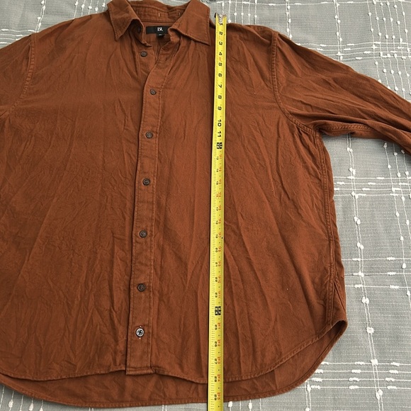 Banana Republic Mens Rust color Button Down | Size XL - Picture 7 of 9